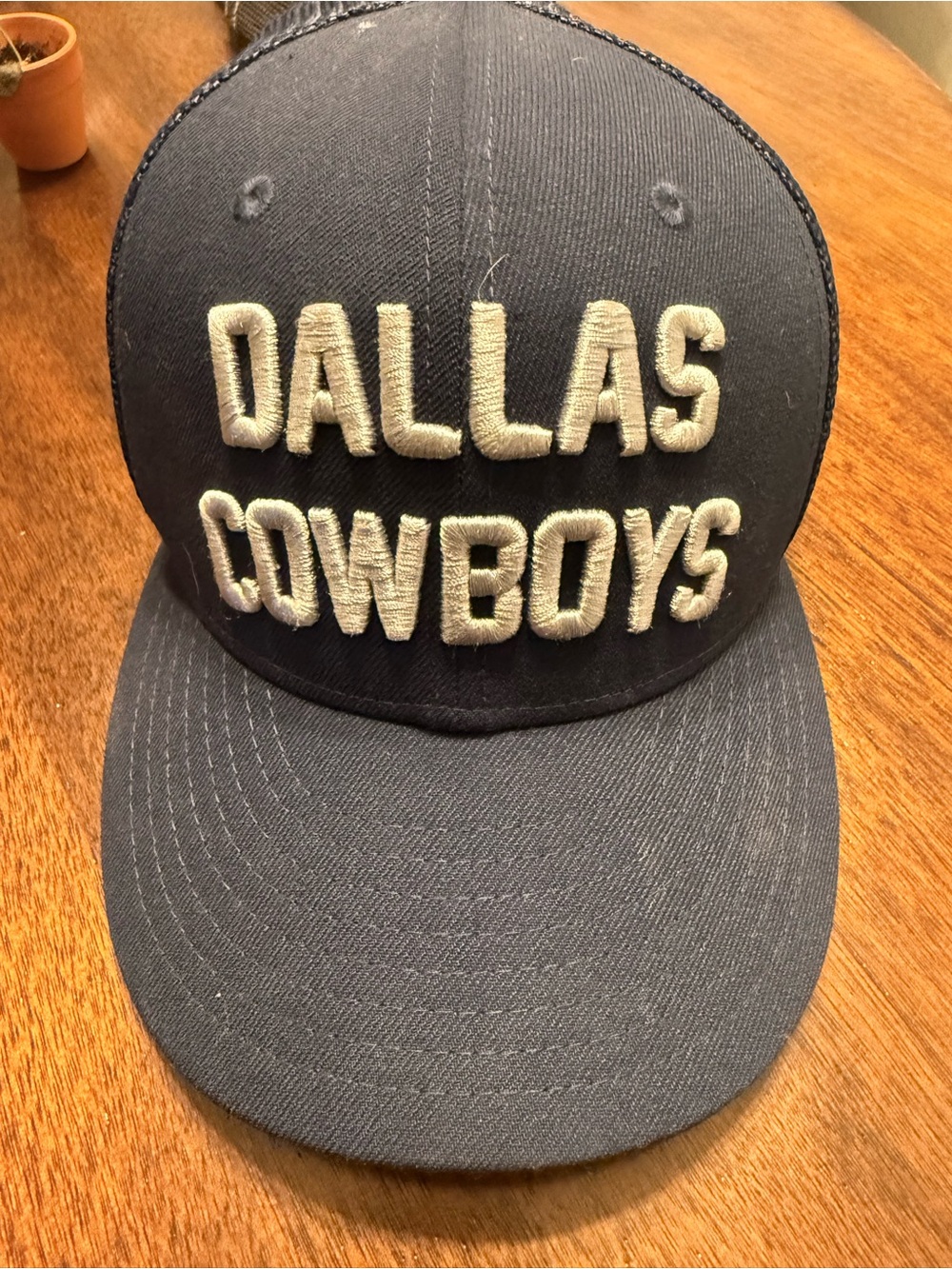 Dallas Cowboys Navy Embroidered Snapback Hat New Era